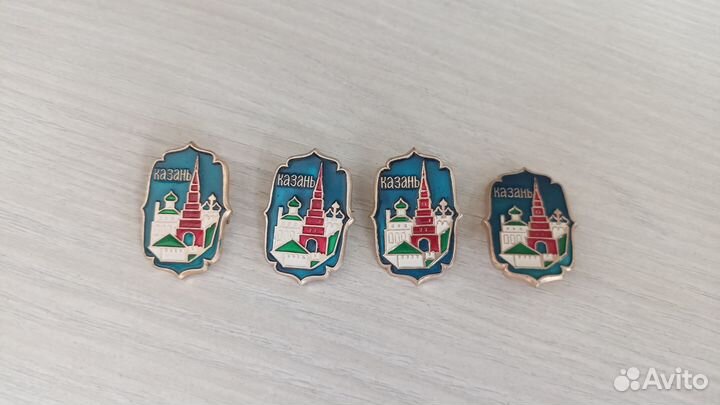Значки СССР город Казань