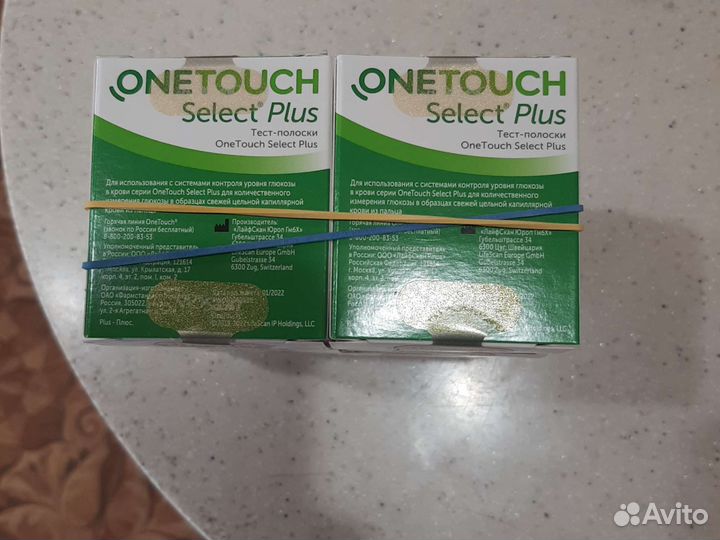 Тест полоски one touch select plus