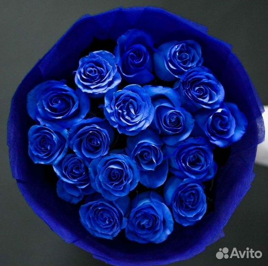 Синие розы Букеты доставка цветов