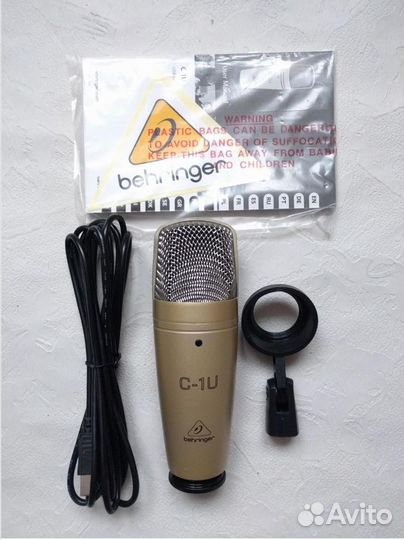 Behringer C-1U Студийный конденсаторный микрофон