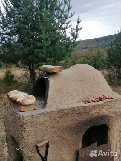 Печь саманная подовая