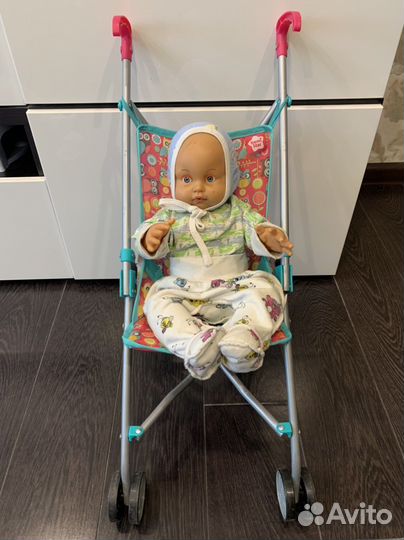 Коляска трость, кукла, переноска, горшок