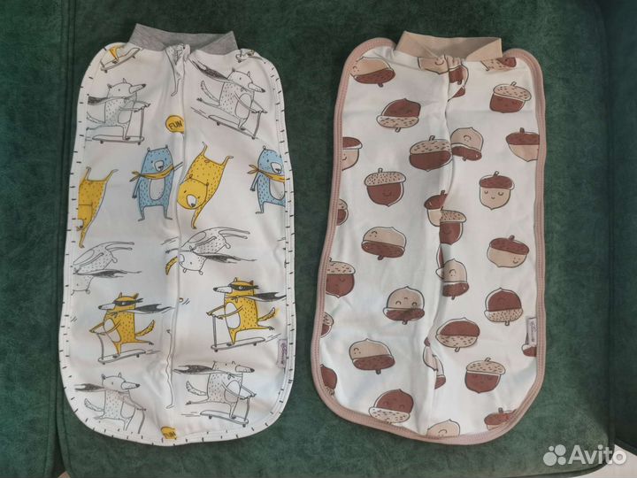 Пеленка кокон на молнии для новорожденных