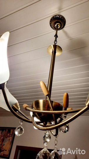 Люстра потолочная италия бу