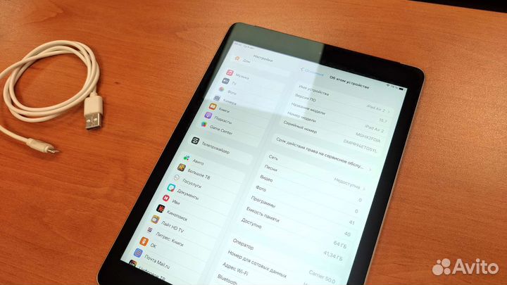 iPad Air 2 64gb с Сим-картой #186
