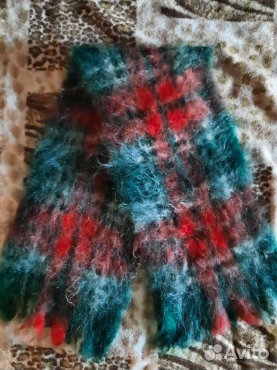 Мужской шарф махеровый