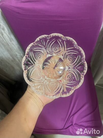 Салатник хрусталь