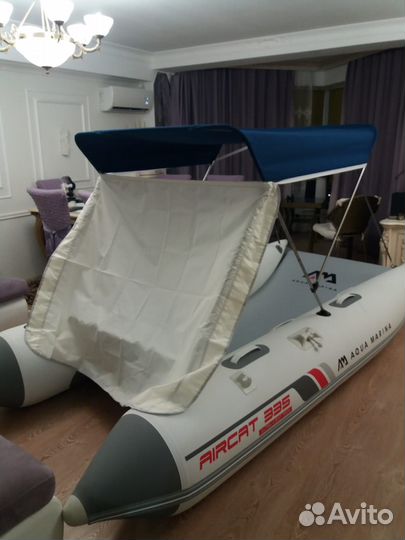 Катамаран Aqua Marina aircat-335 с транцем под мот