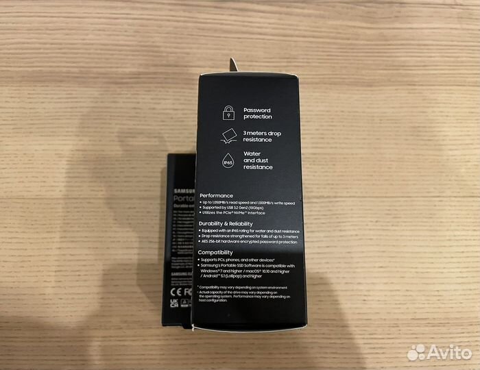 Samsung portable SSD T7 shield 2TB новый