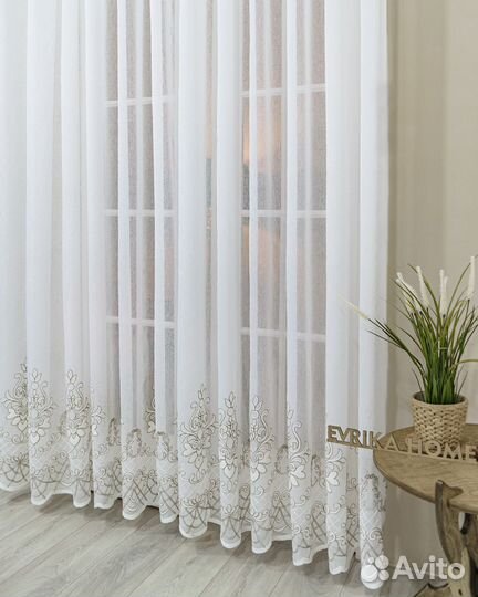 Тюль Флоренция Бронза