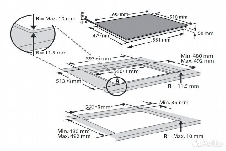 Новая индукция Hotpoint-Ariston HB 8460B NE/W