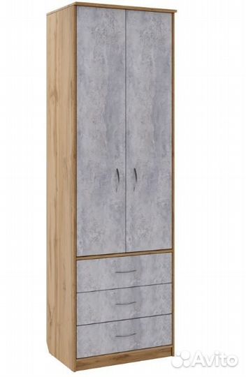 Шкаф 2-ух дверный с ящиками