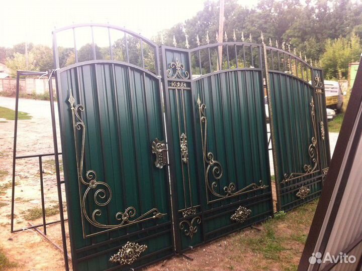 Ворота кованые