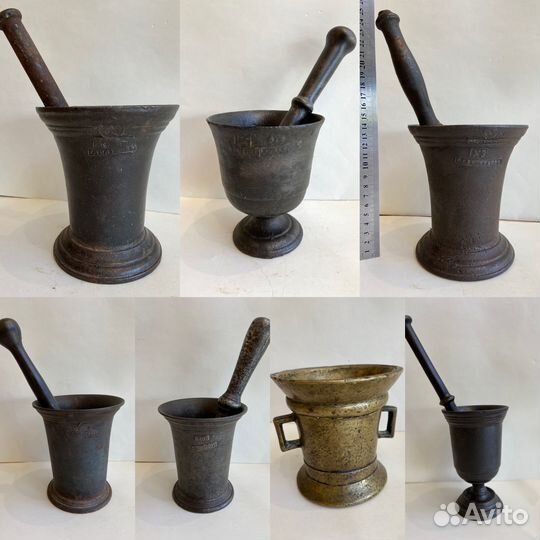 Коллекция ступок. Царизм. Чугун, бронза