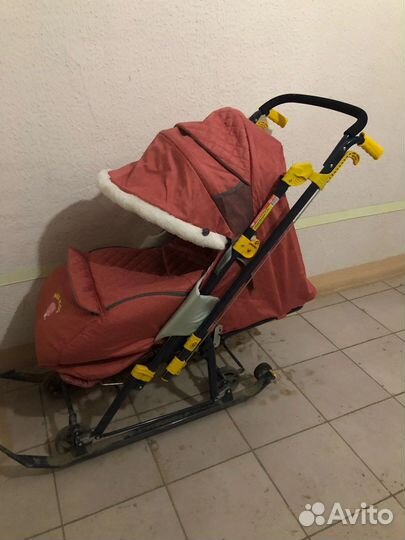 Санки коляска ника kids