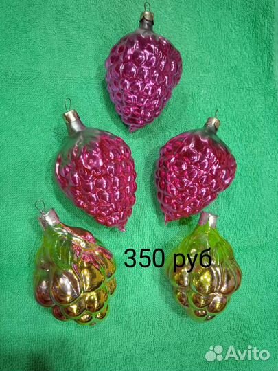 Елочные игрушки советские СССР