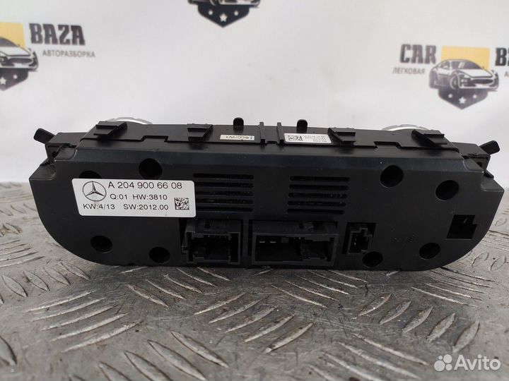 Блок управления климатом Mercedes-Benz C-class