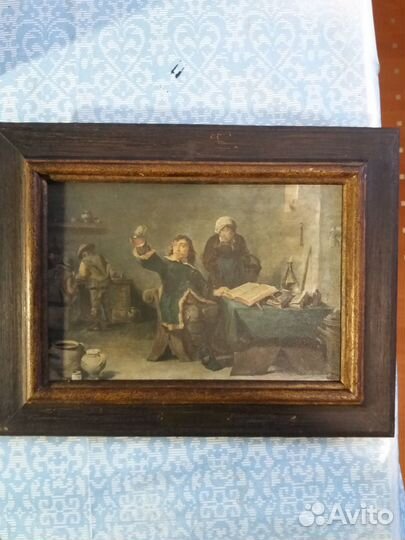 Старинная антикварная картина