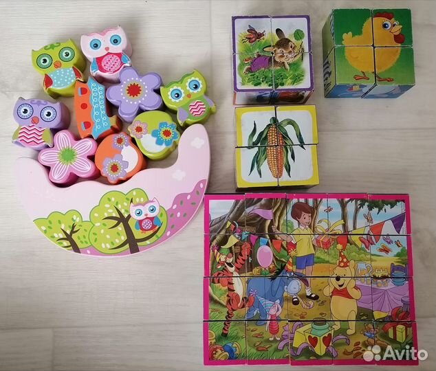 Детские кубики и балансир