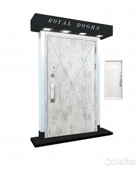 Металлическая дверь с электронным замком