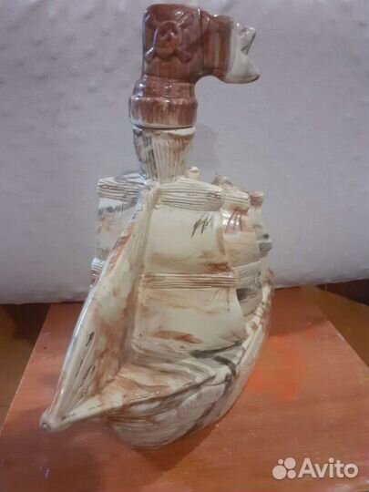 Декорации для аквариума корабль