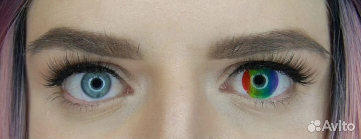 Зеленые цветные контактные линзы