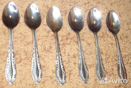 Ножи вилки ложки столовые посуда СССР