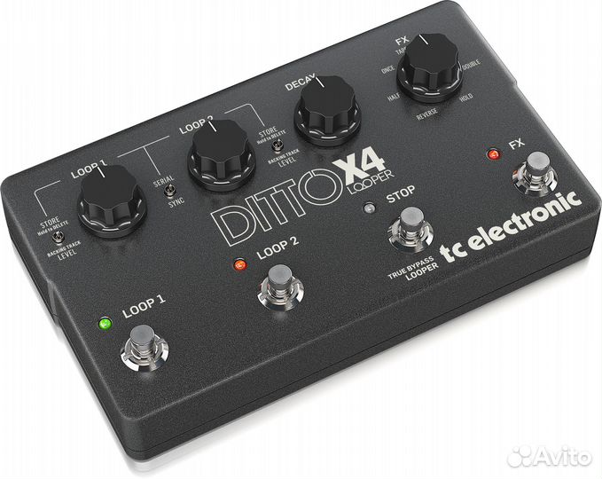 TC Electronic Ditto X4 Looper педаль Новая