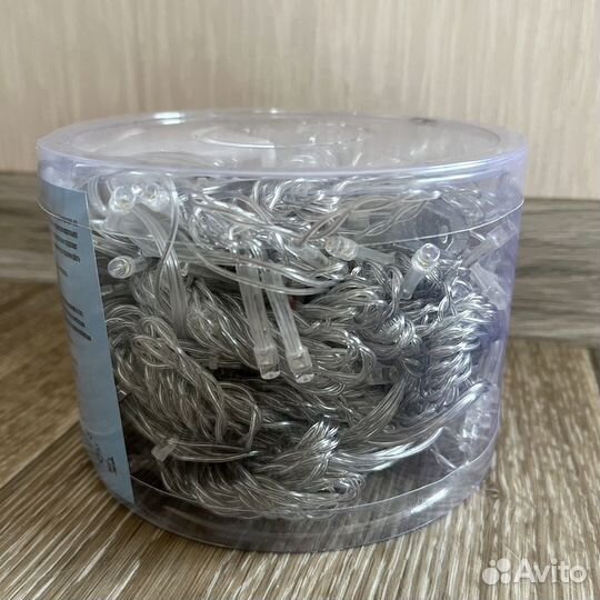 Гирлянда шторка 3*3 желтая