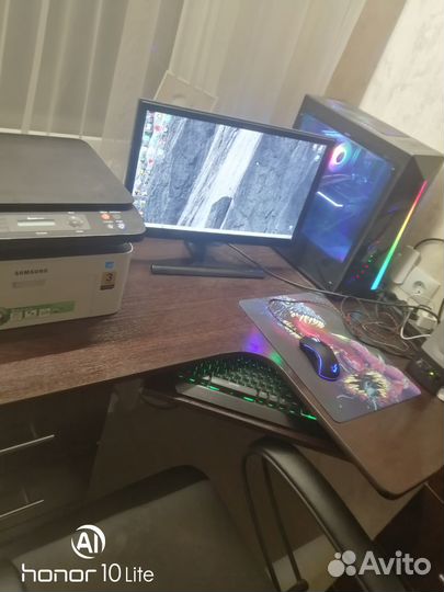 Компьютерный стол со шкафом бу