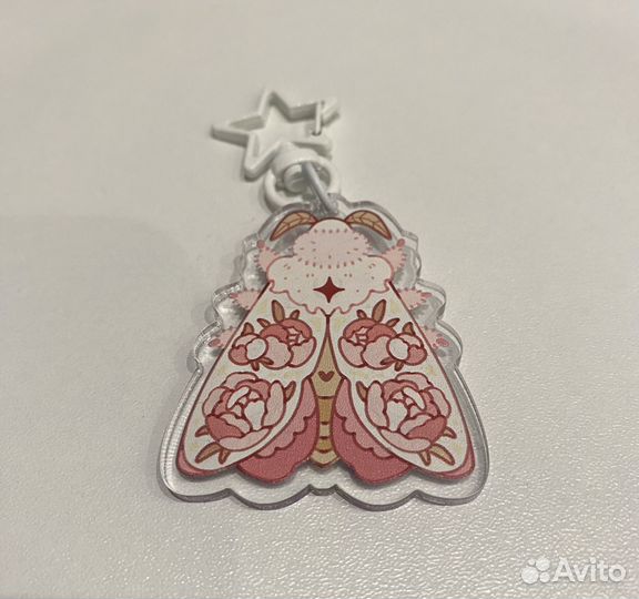 Авторский мерч брелок мотылек