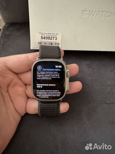 Apple watch ultra 49mm на гарантии