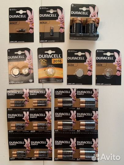 Батарейки duracell
