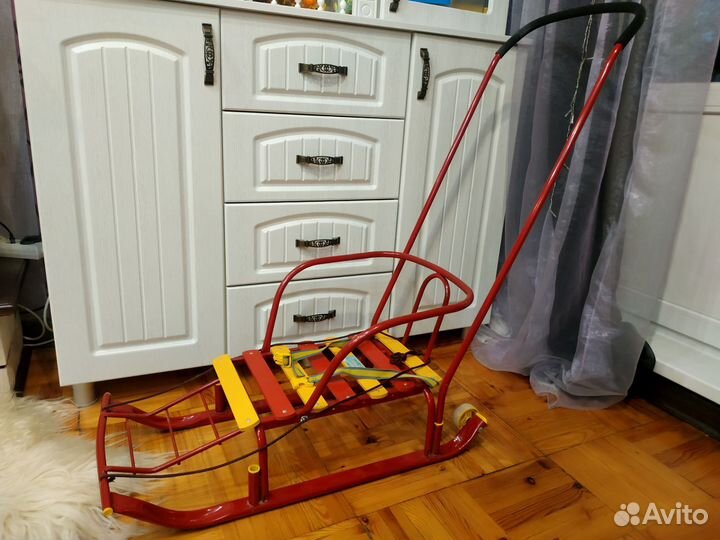 Санки детские с колесами Тимка 5
