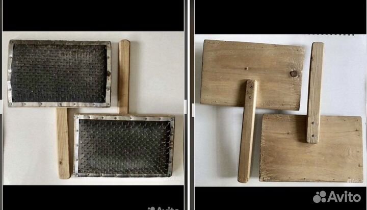 Пряжа натуральная овечья и собачья Кардер Веретено