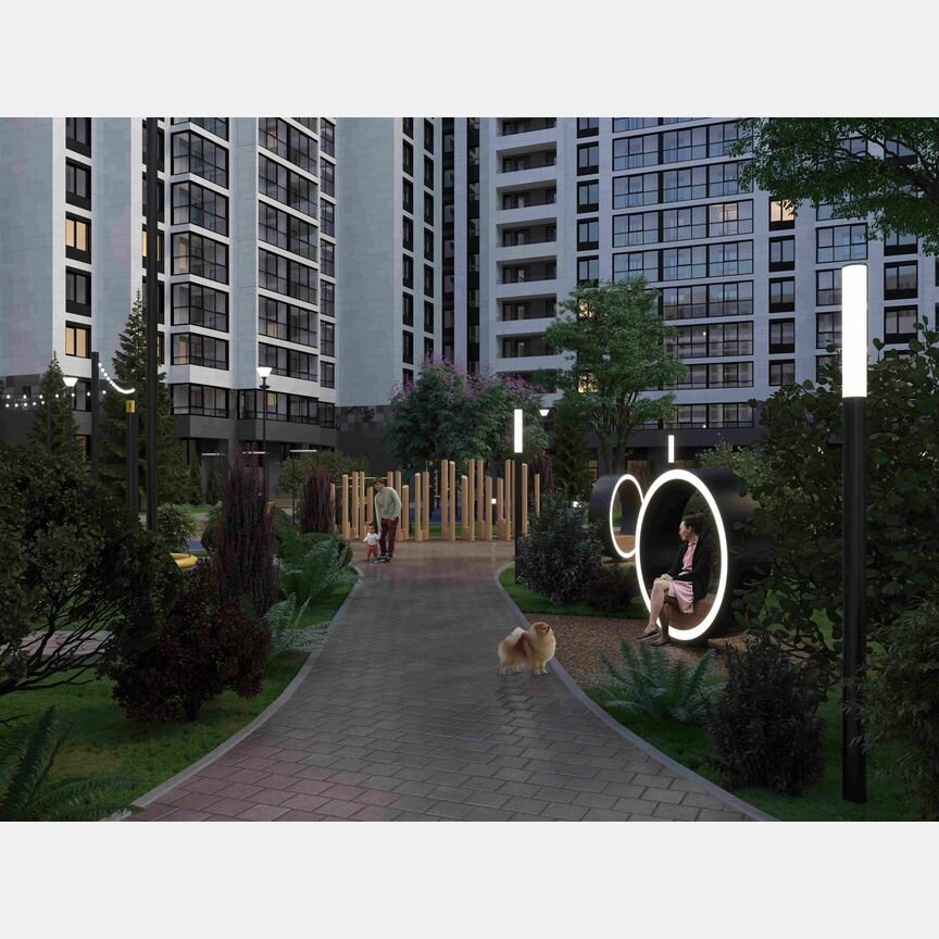 1-к. квартира, 42,2 м², 11/16 эт.