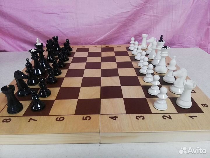 Шахматы СССР новые фигуры В упаковке