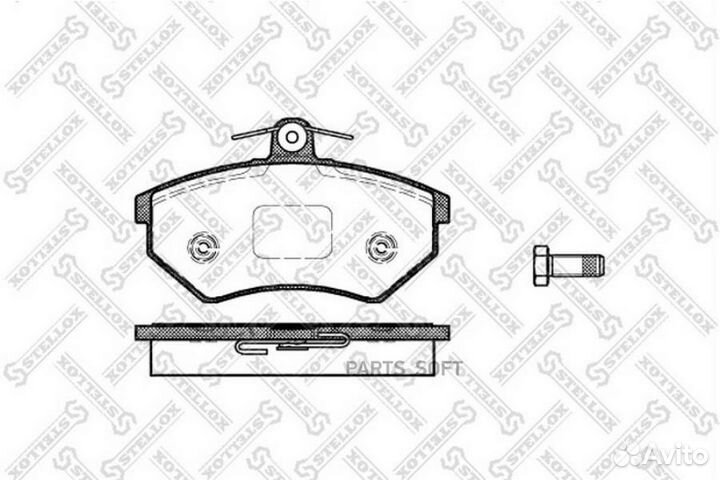 Stellox 412000SX 412 000-SX A113501080 колодки дис