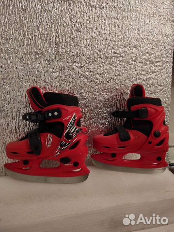 Коньки детские раздвижные размер 27-30