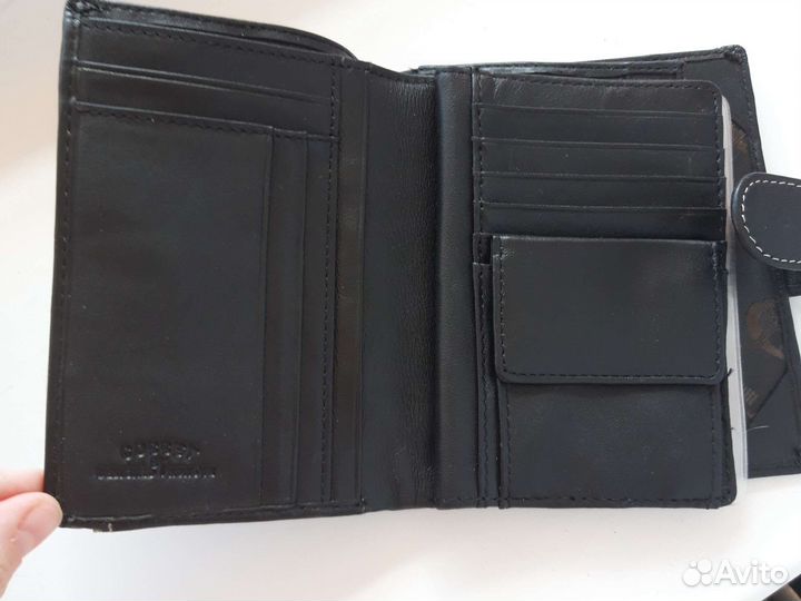 Бумажник мужской кожаный