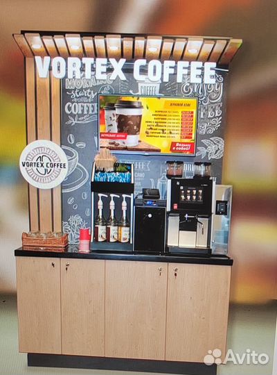 Установка кофе аппарата самообслуживания