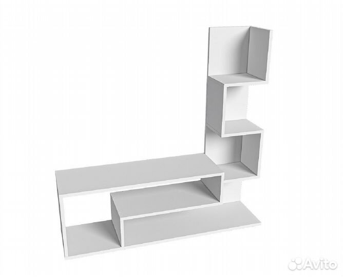 Тумба под тв, estente, Carolina, Белая, 110х108х28