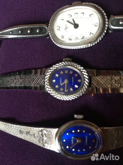 Часы наручные женские механические СССР