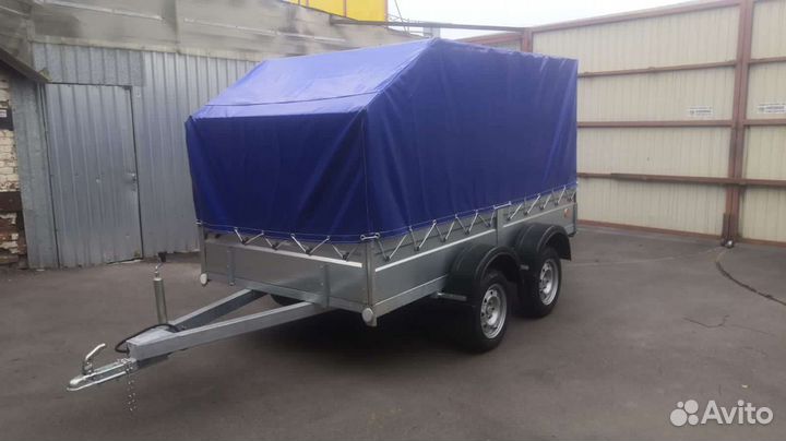 Двухосный 3,01,57 с тентом 1,1 м и опорным