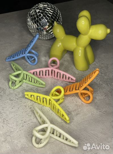 Крабик для волос, много разных