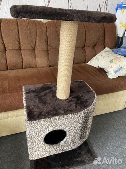 Когтеточка домик для кошки