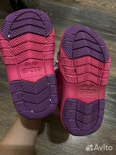 Сапоги crocs c9 для девочки