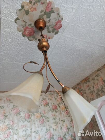 Люстра 2 рожка, импортная