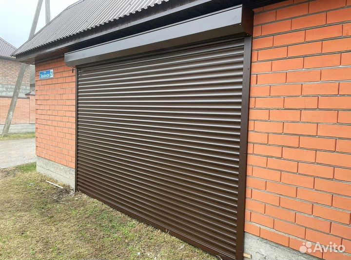 Гаражные секционные ворота рольставни