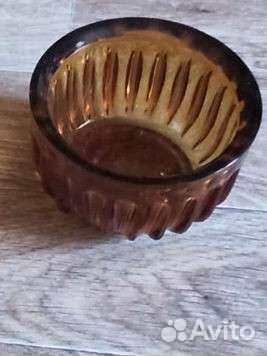 Ваза чешский хрусталь и хрустальный рог